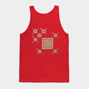 God's eye mexican folk art huichol wixarika woven string art Tank Top